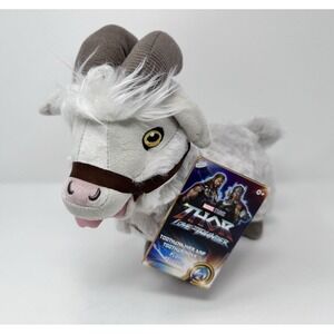 Disney Store Thor Toothgrinder Plush Goat Love‎ & Thunder Marvel NWT